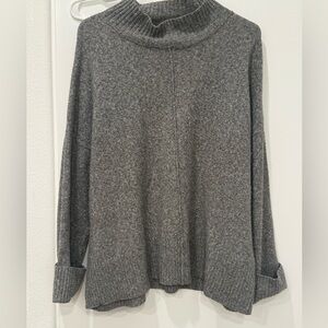 Gray loose fitting sweater